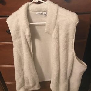 Croft and Barrow furry look vest